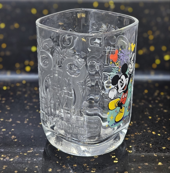 Disney 2000 Mickey Mouse Drinking Glass World Celebration Collectible Glassware - Picture 2 of 5